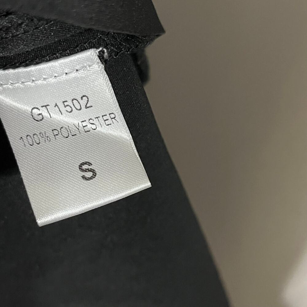 SOLD❌❌❌ Azalea Black White Colorblock Cutout Peplum Sleeveless Blouse Sz-Small - Picture 8 of 9